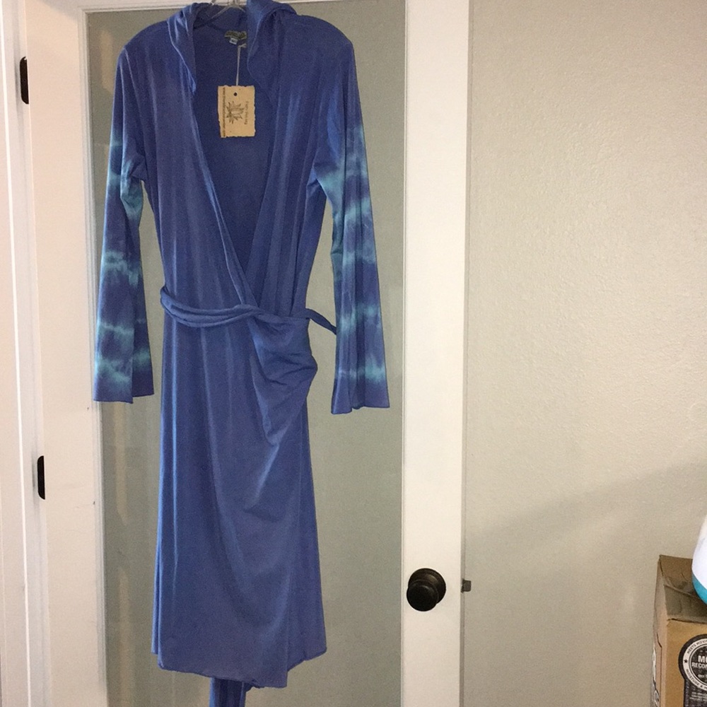 Hooded Wrap dress